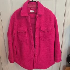 Pepper & Zoe Women's Pink Blazer Jacket
